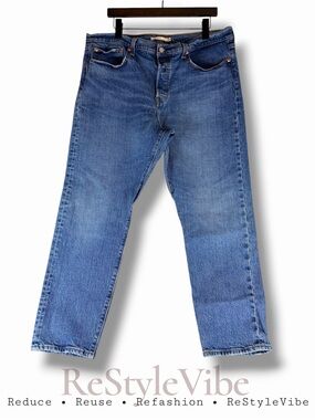 LEVI’S Women’s Size 34 Denim Jeans Wedgie Fit Style Button Fly Premium Stretch